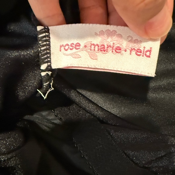 Rose Marie Reid Bathing Suit Swimwear‎ Green Black Animal Print Size M - Picture 6 of 6